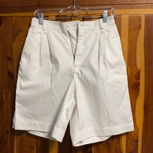 White Liz Claiborne LizSport Shorts